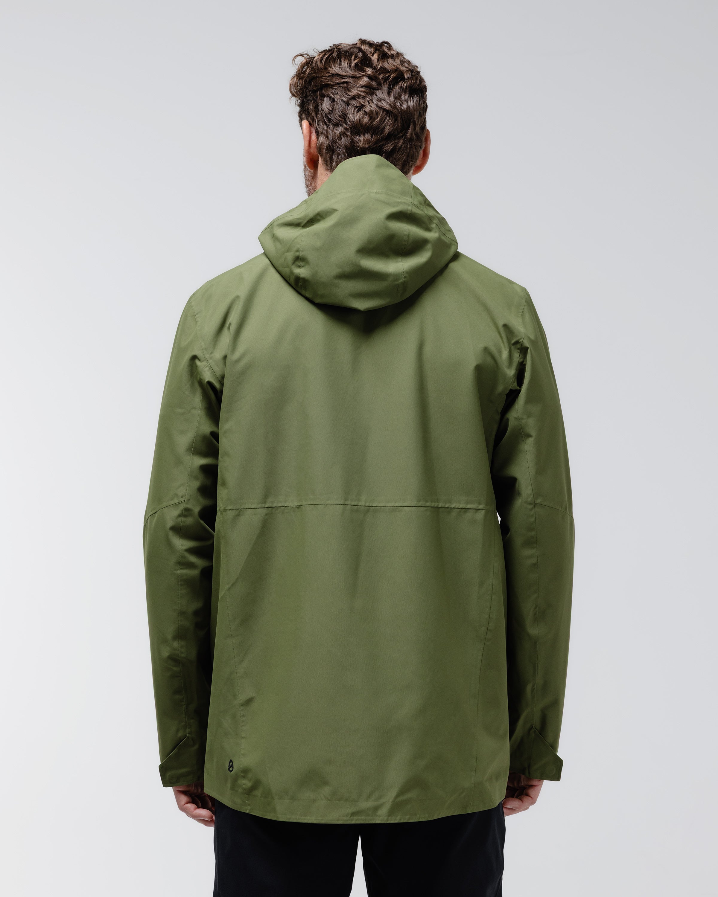Men's Waterproof Jacket - Windproof Seam-Sealed 2-Layer | Black Crest
