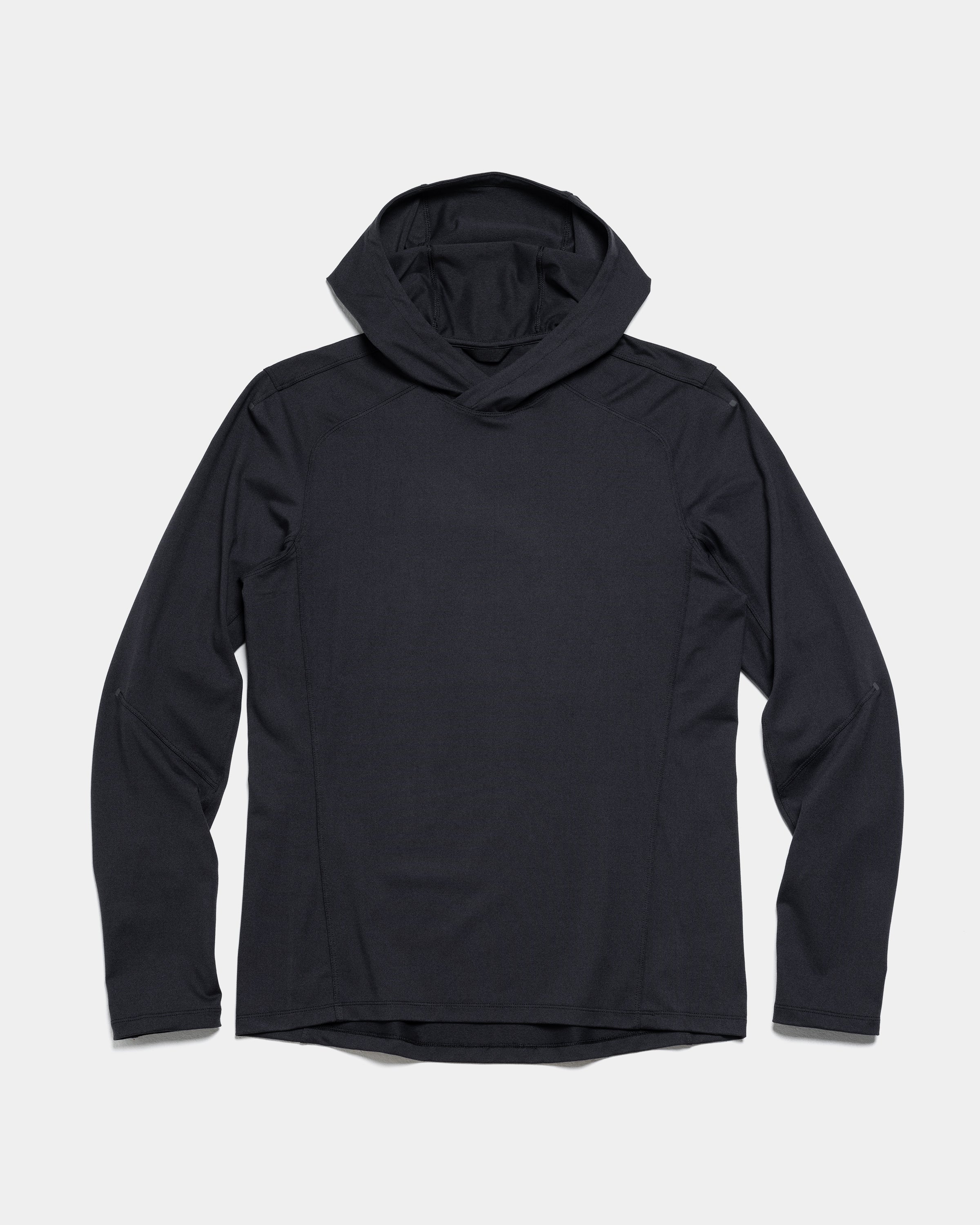 Pinnacle Lightweight Hoodie – Black Men's Performance Hoodie
